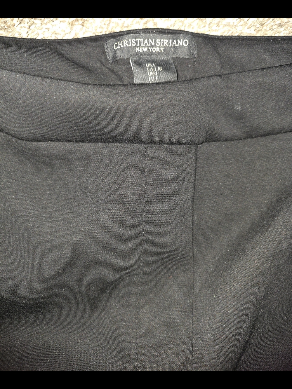 Christian Siriano Black Dress Pants